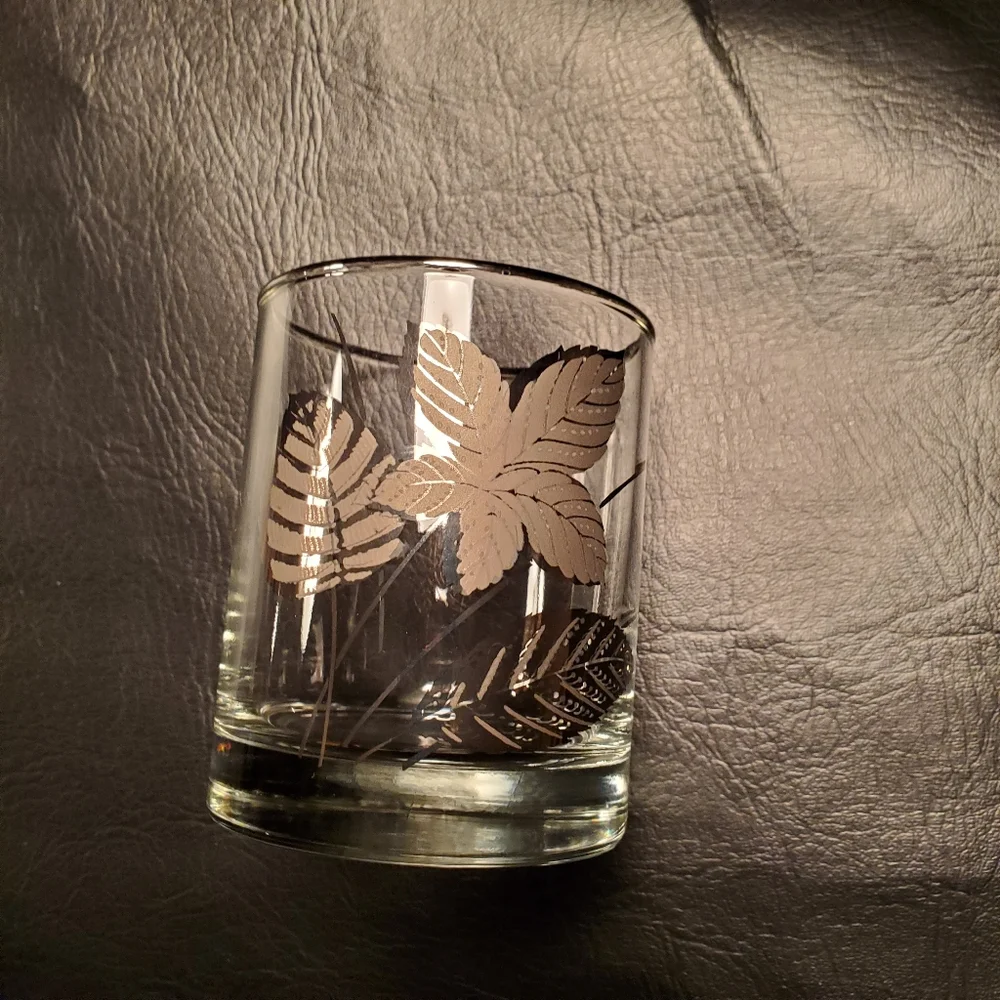Vintage set of 7 old fashioned glasses